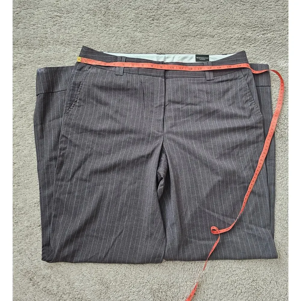 WORTHINGTON Works Stretch Womens Gray Slacks - Picture 16 of 16